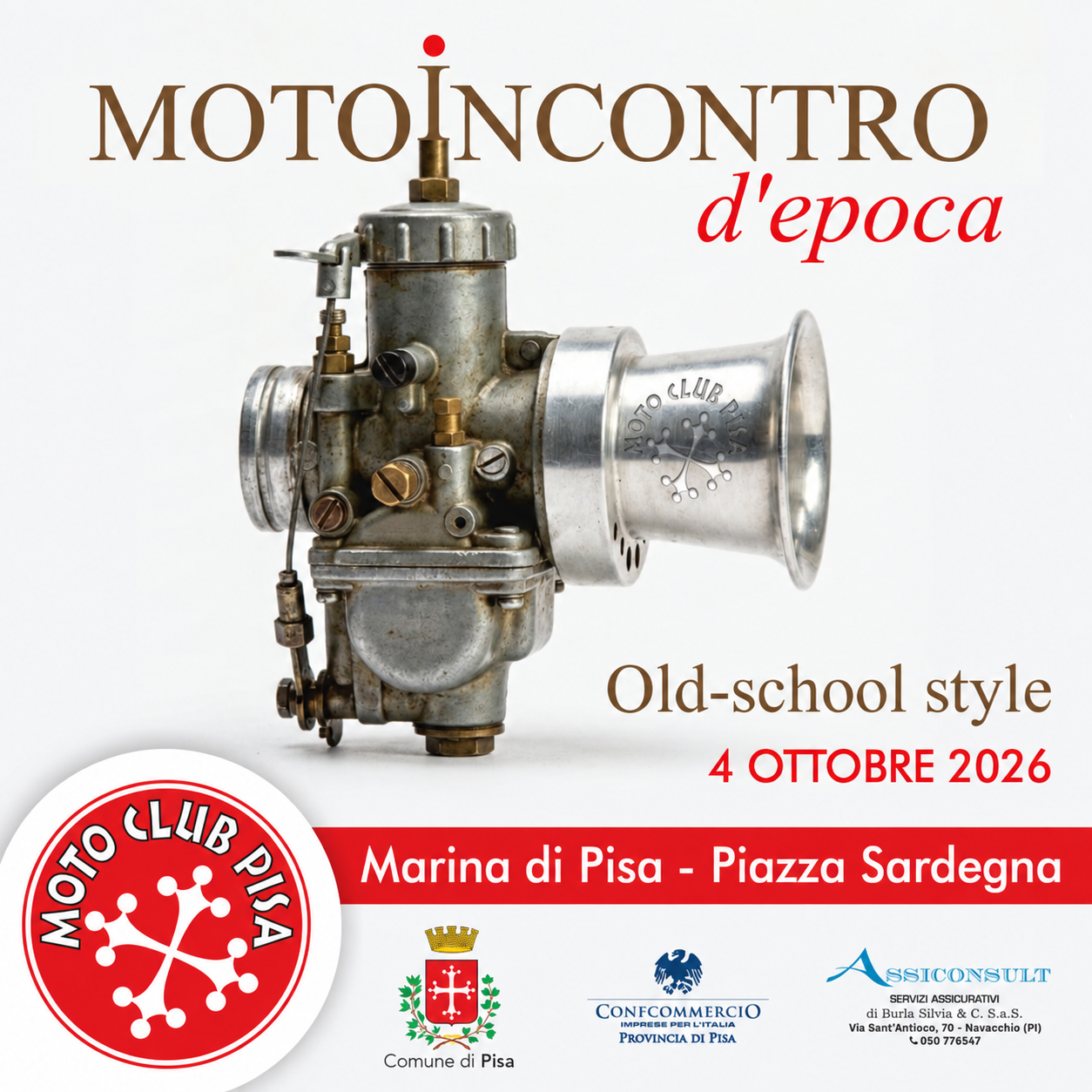 MOTO INCONTRO D’EPOCA DEL LITORALE PISANO