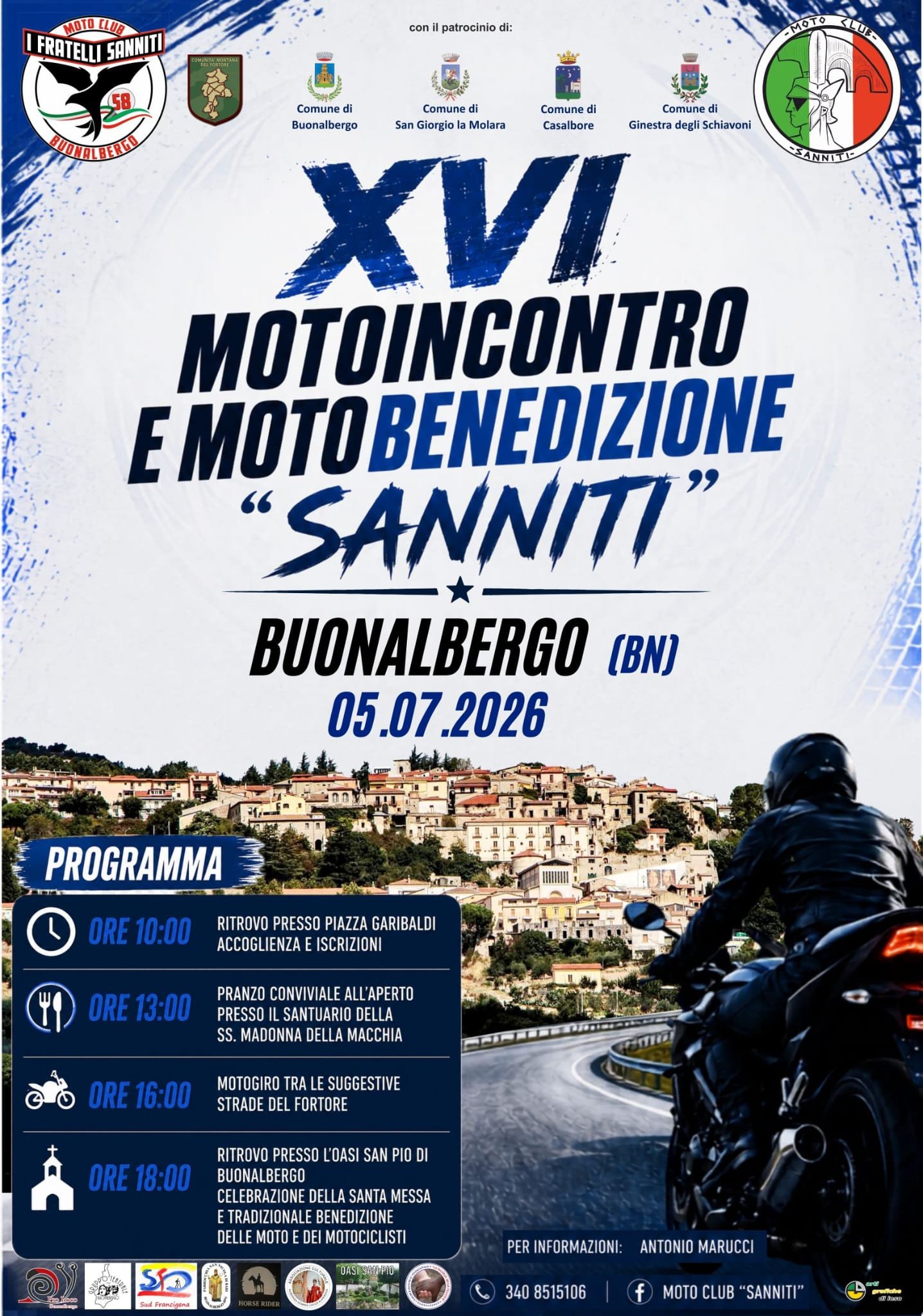 MOTO INCONTRO – MOTO BENEDIZIONE