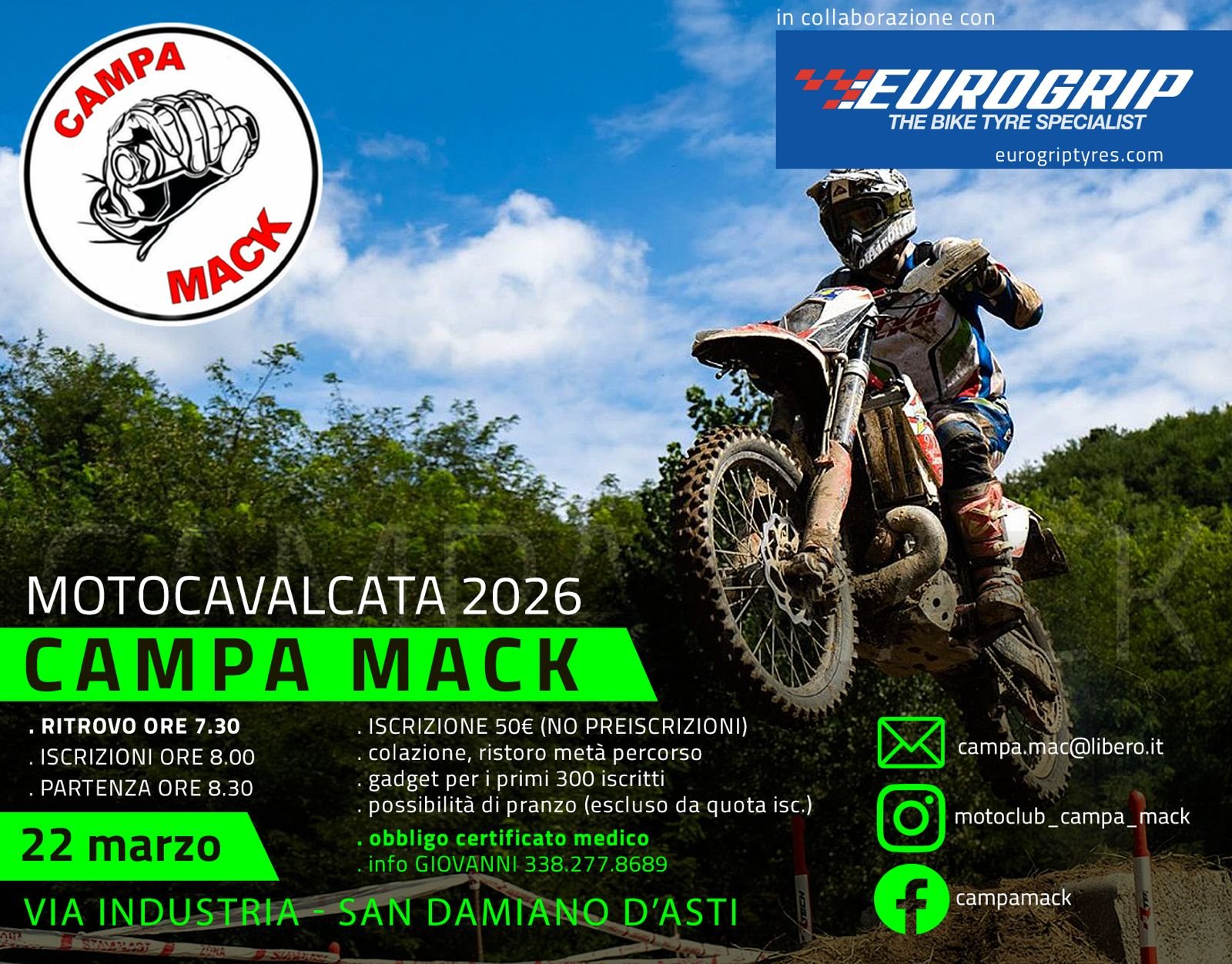 MOTOCAVALCATA CAMPA MACK