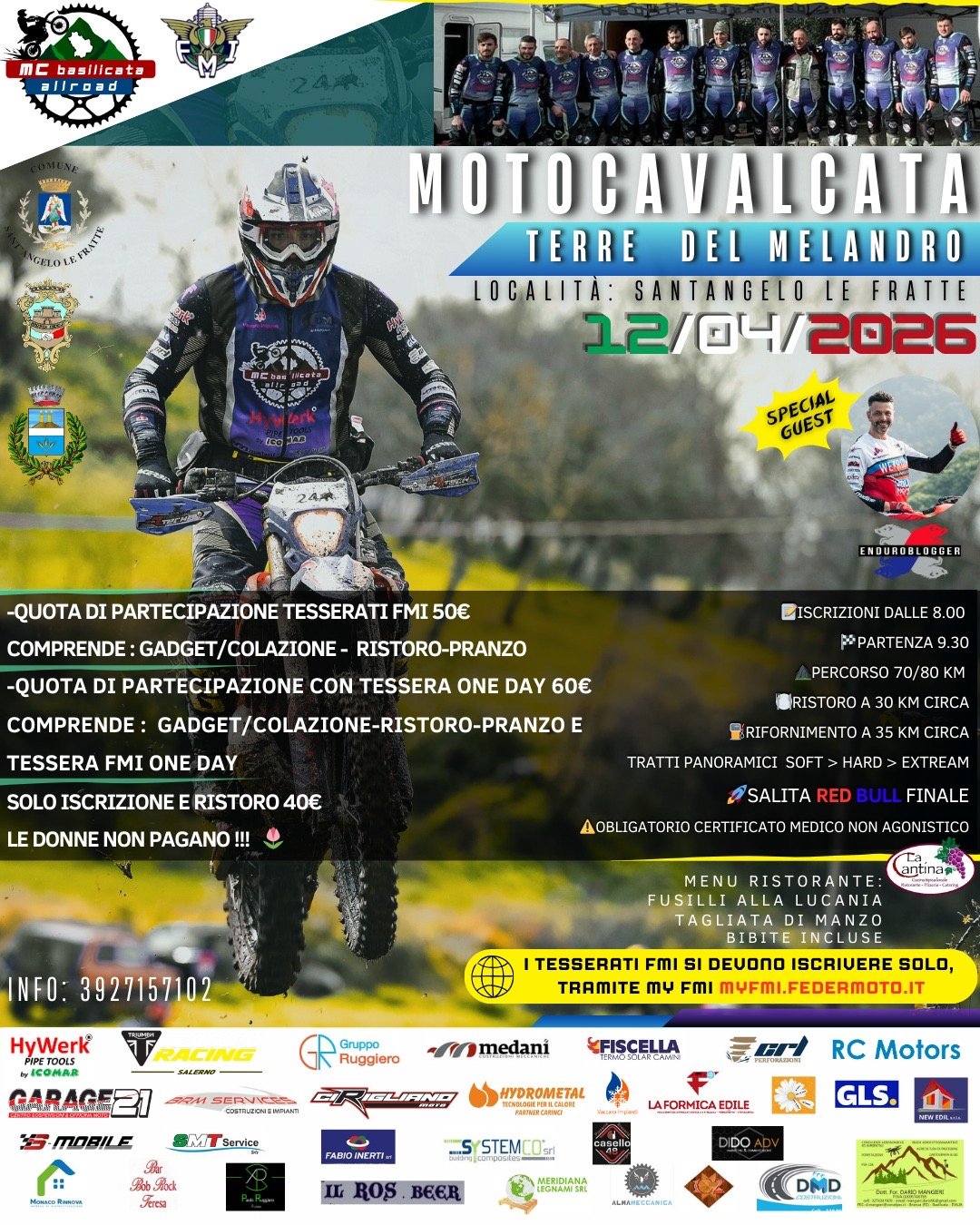 MOTOCAVALCATA NELLA VALLE DEL MELANDRO