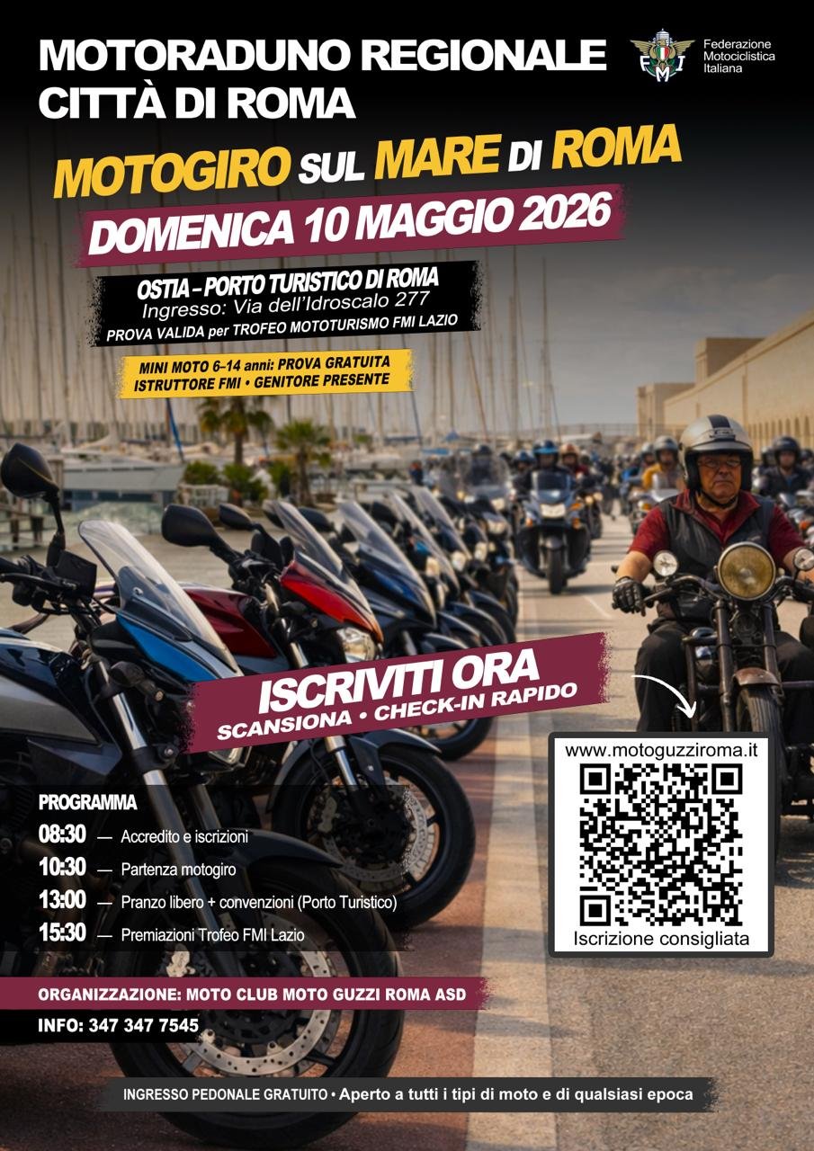 MOTORADUNO CITTÀ DI ROMA 2026