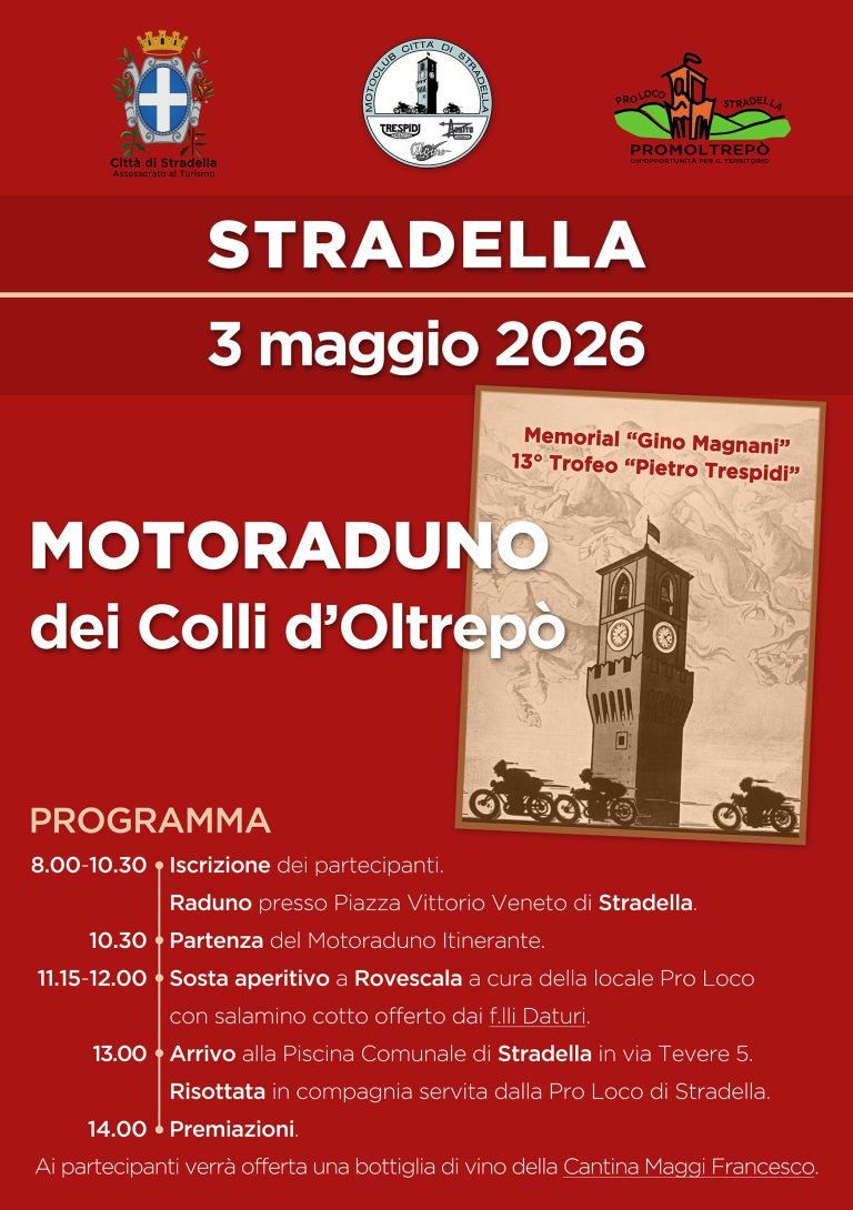 MOTORADUNO DEI COLLI D'OLTREPO'