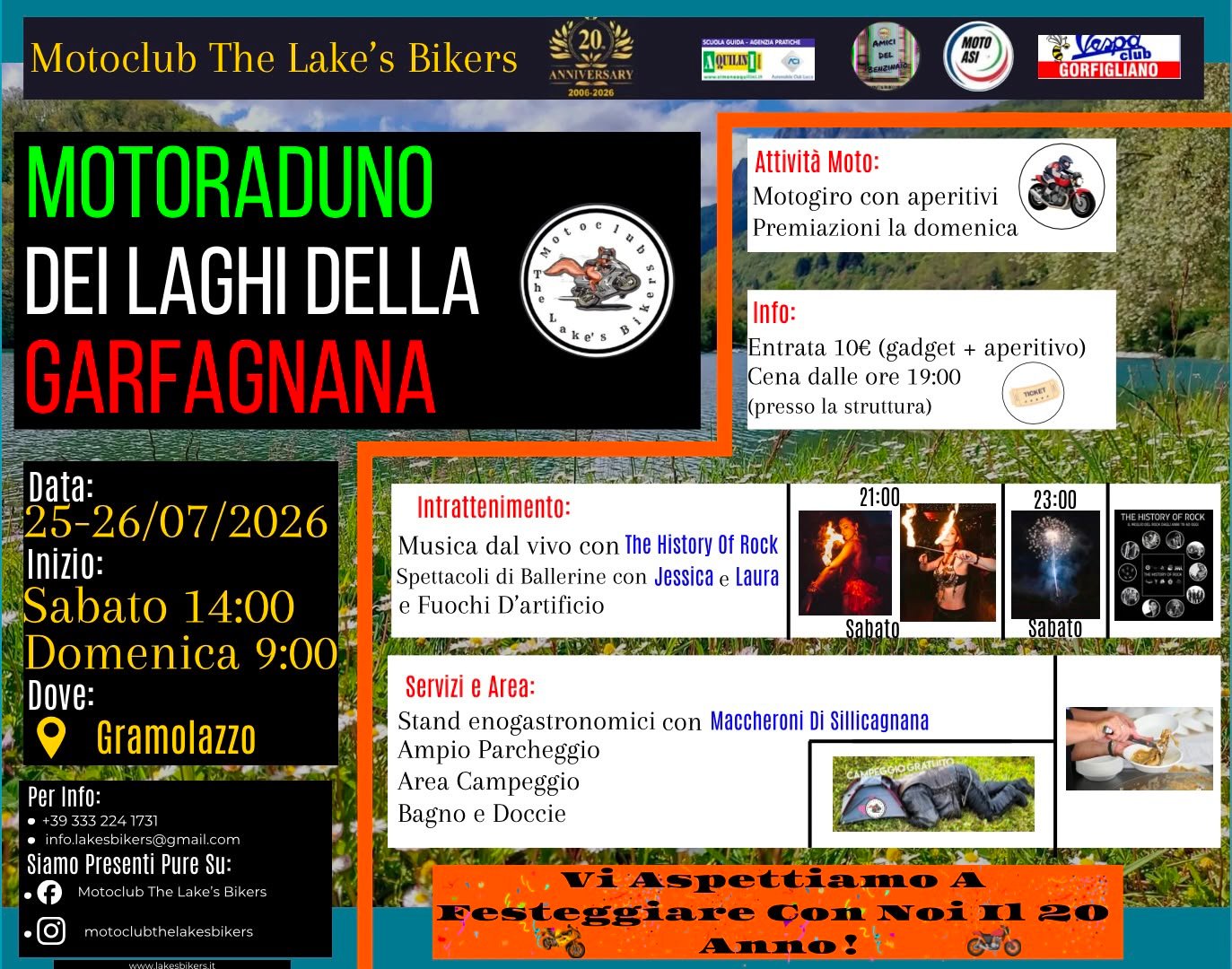 MOTORADUNO DEI LAGHI DELLA GARFAGNANA