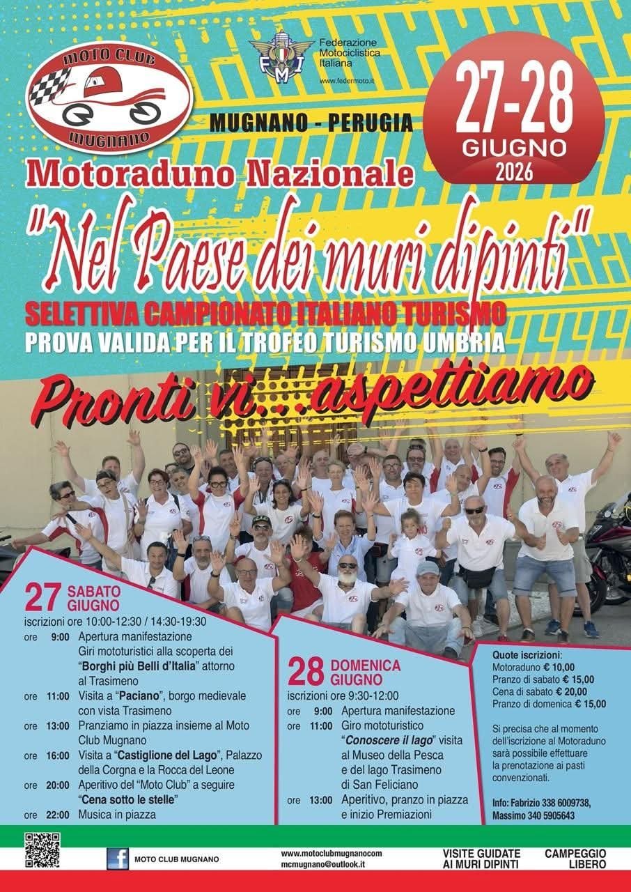 MOTORADUNO NAZIONALE “NEL PAESE DEI MURI DIPINTI”