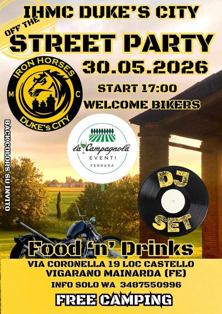 “OFF THE” STREET PARTY
