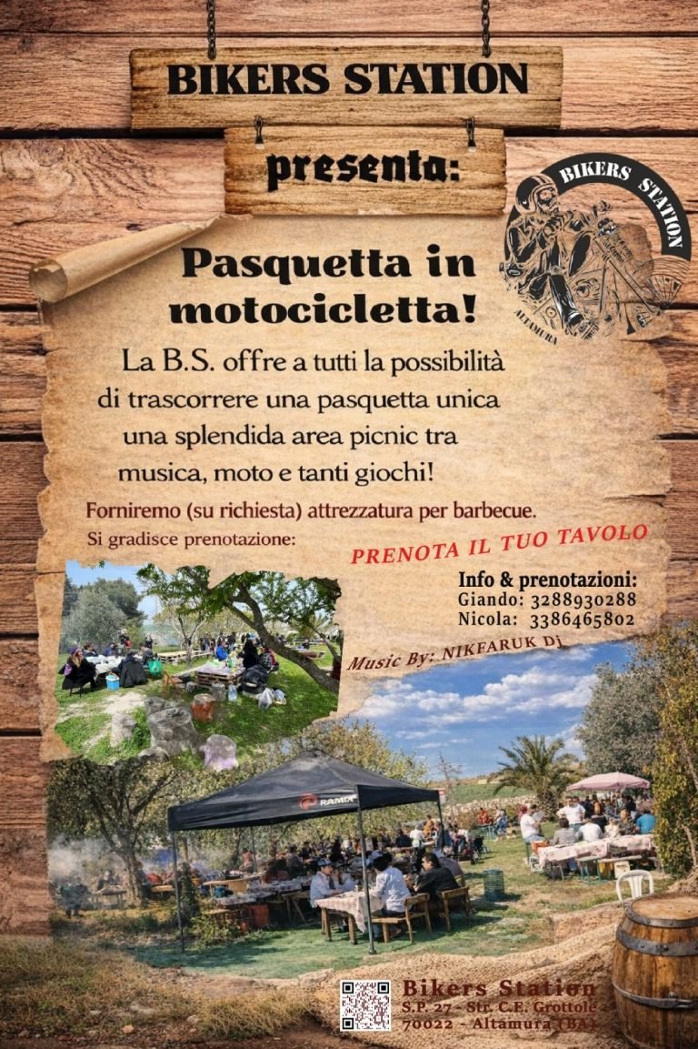 PASQUETTA IN MOTOCICLETTA