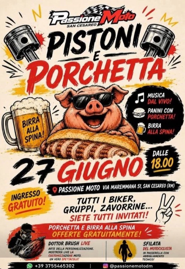 PISTONI E PORCHETTA
