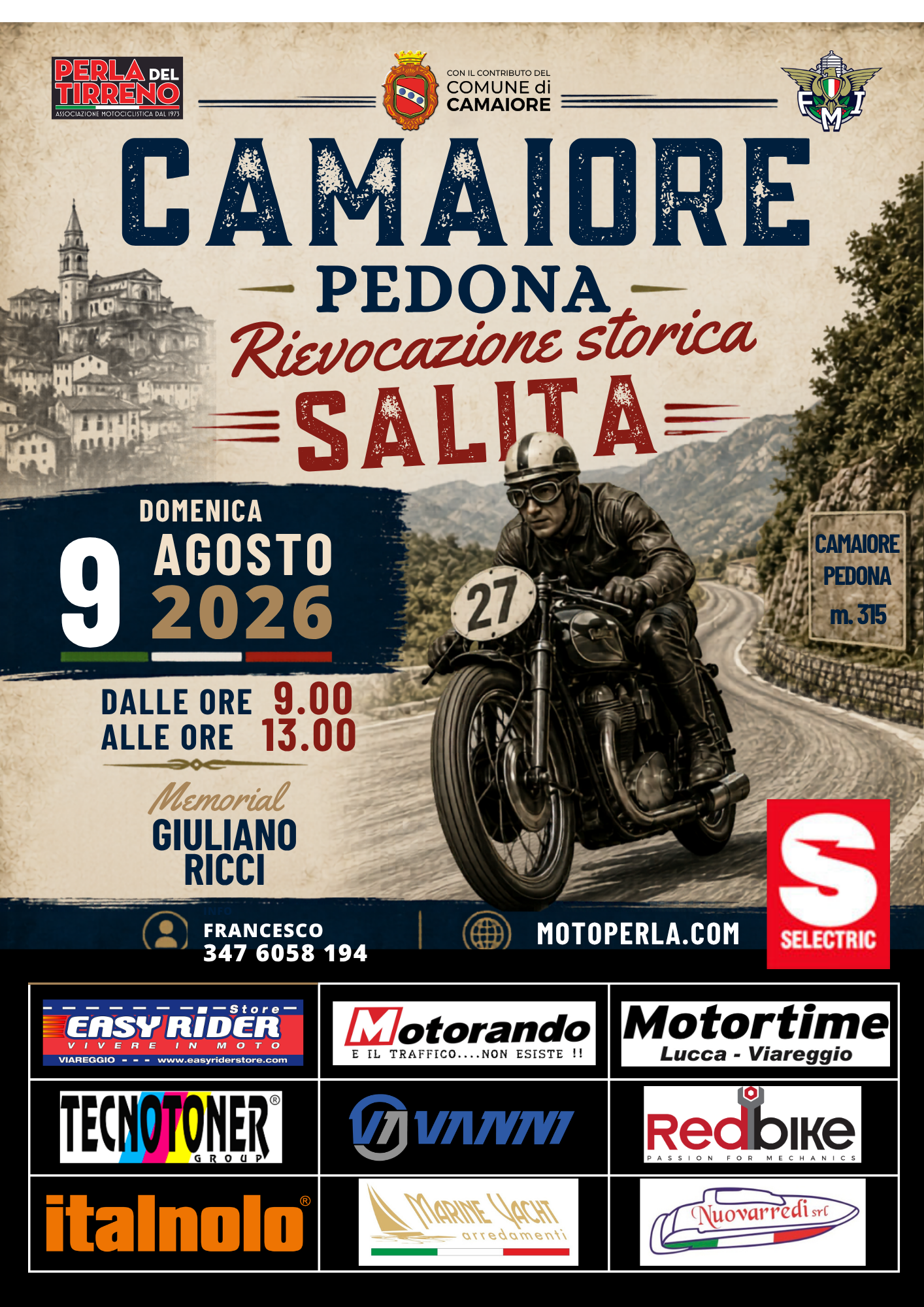 RIEVOCAZIONE STORICA SALITA CAMAIORE PEDONA
