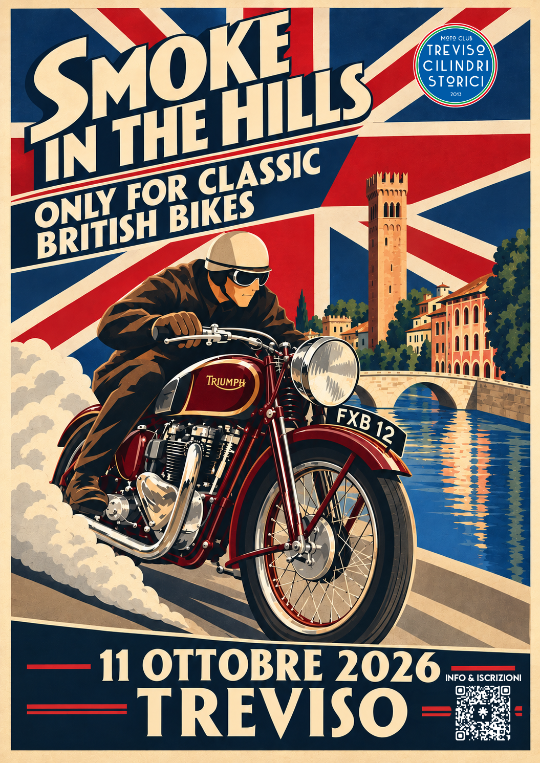 “SMOKE IN THE HILLS” – ONLY FOR CLASSIC BRITISH BIKES