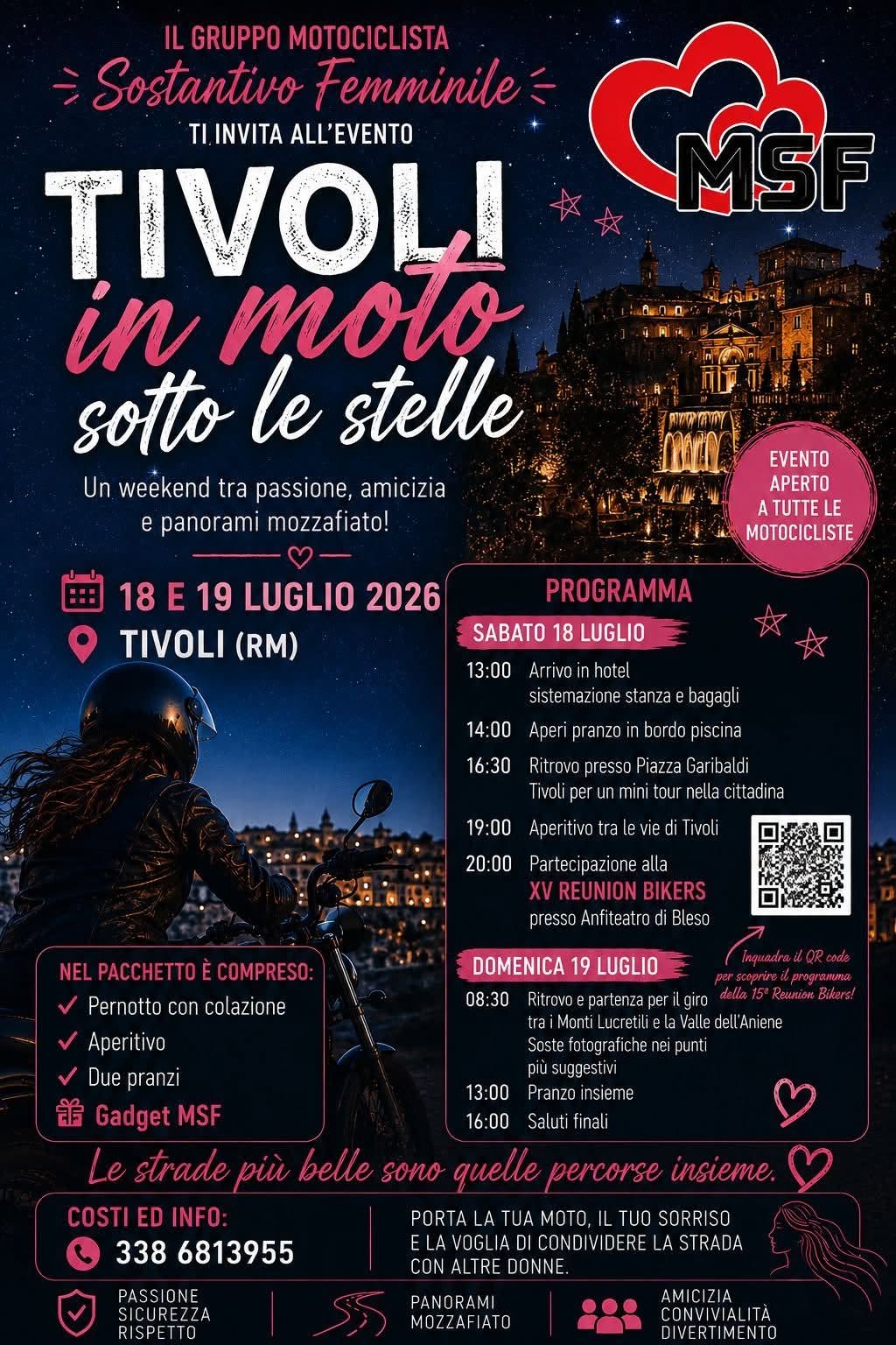 TIVOLI IN MOTO SOTTO LE STELLE