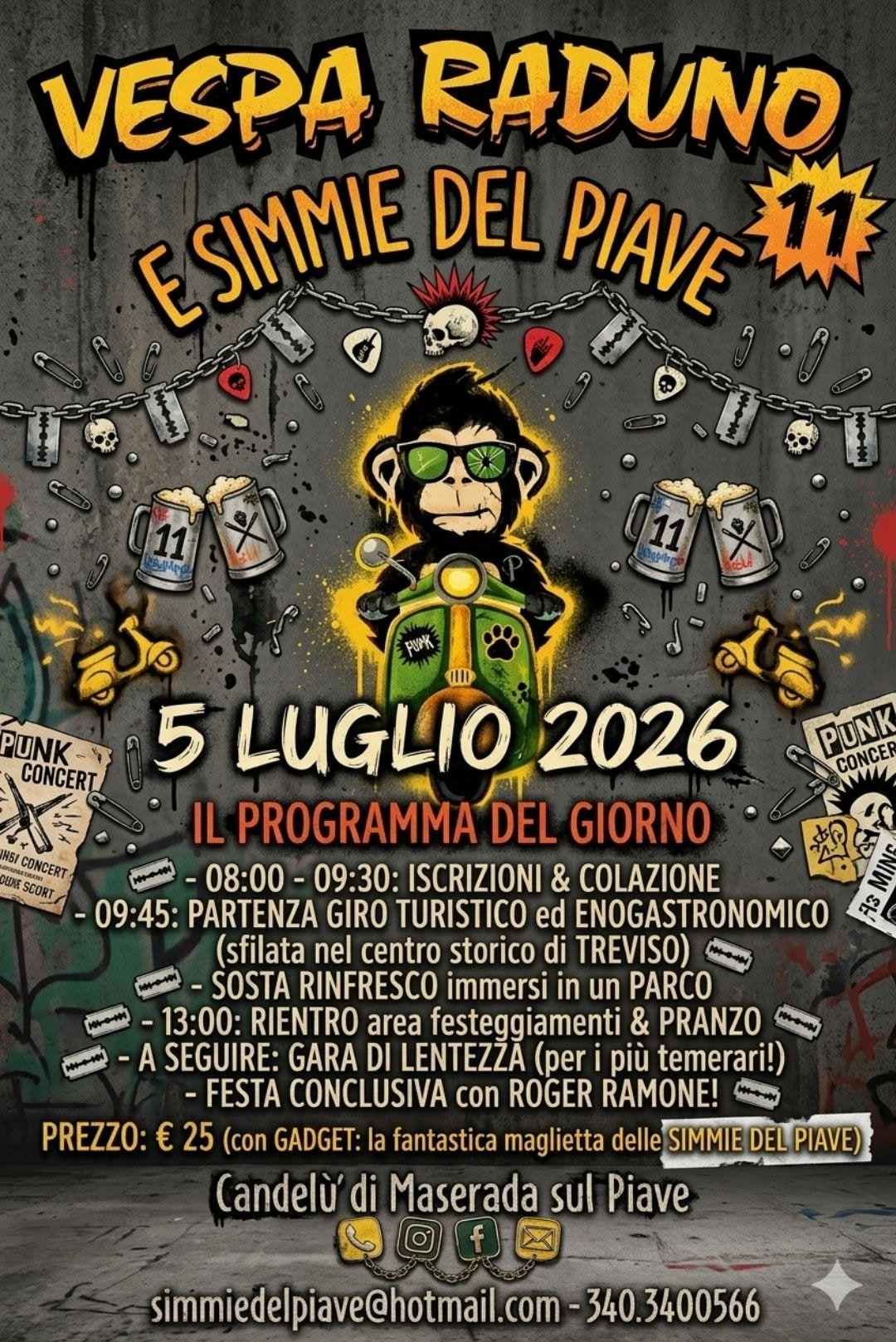 VESPA RADUNO E SIMME DEL PIAVE
