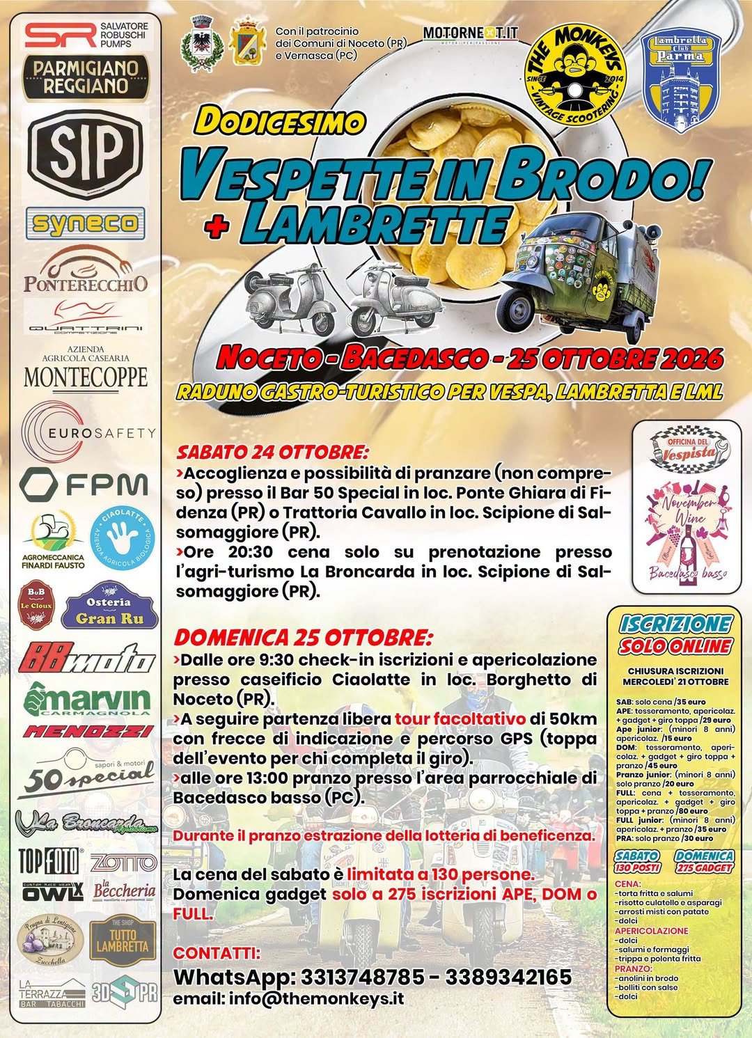 VESPETTE IN BRODO! + LAMBRETTE