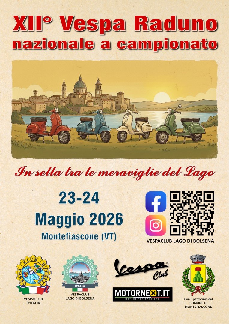 XII° VESPA RADUNO NAZIONALE A CAMPIONATO