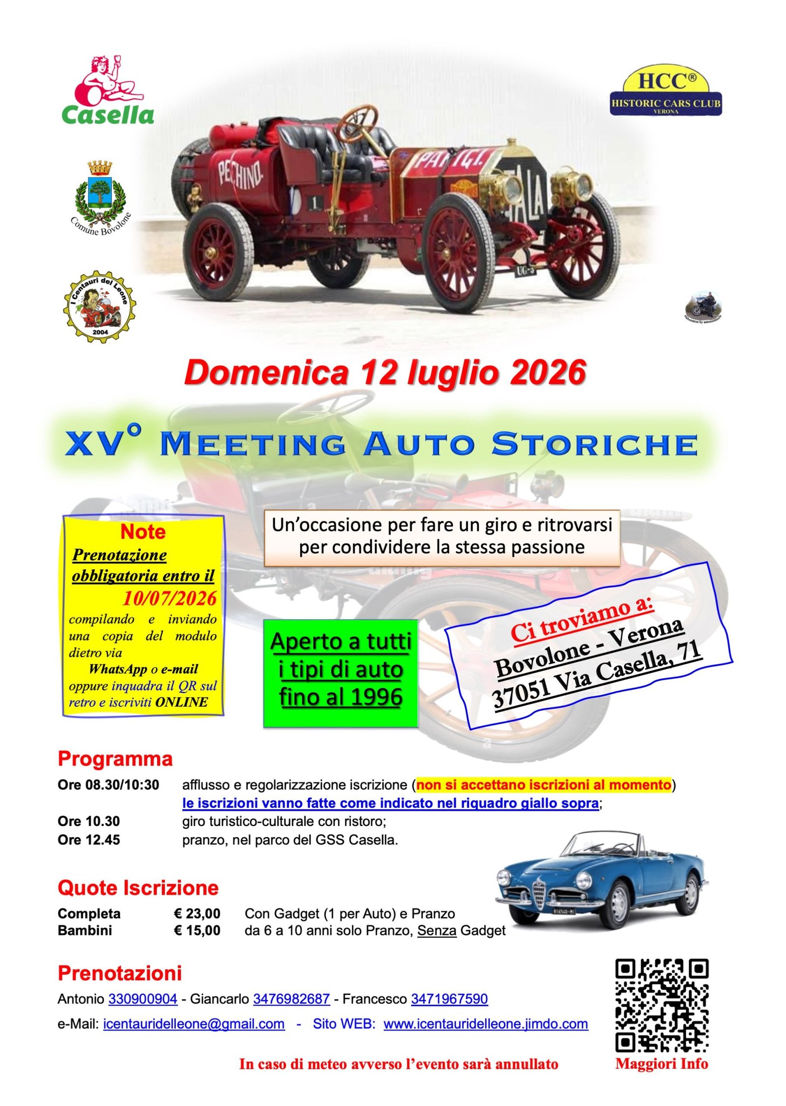 XV° MEETING AUTO STORICHE