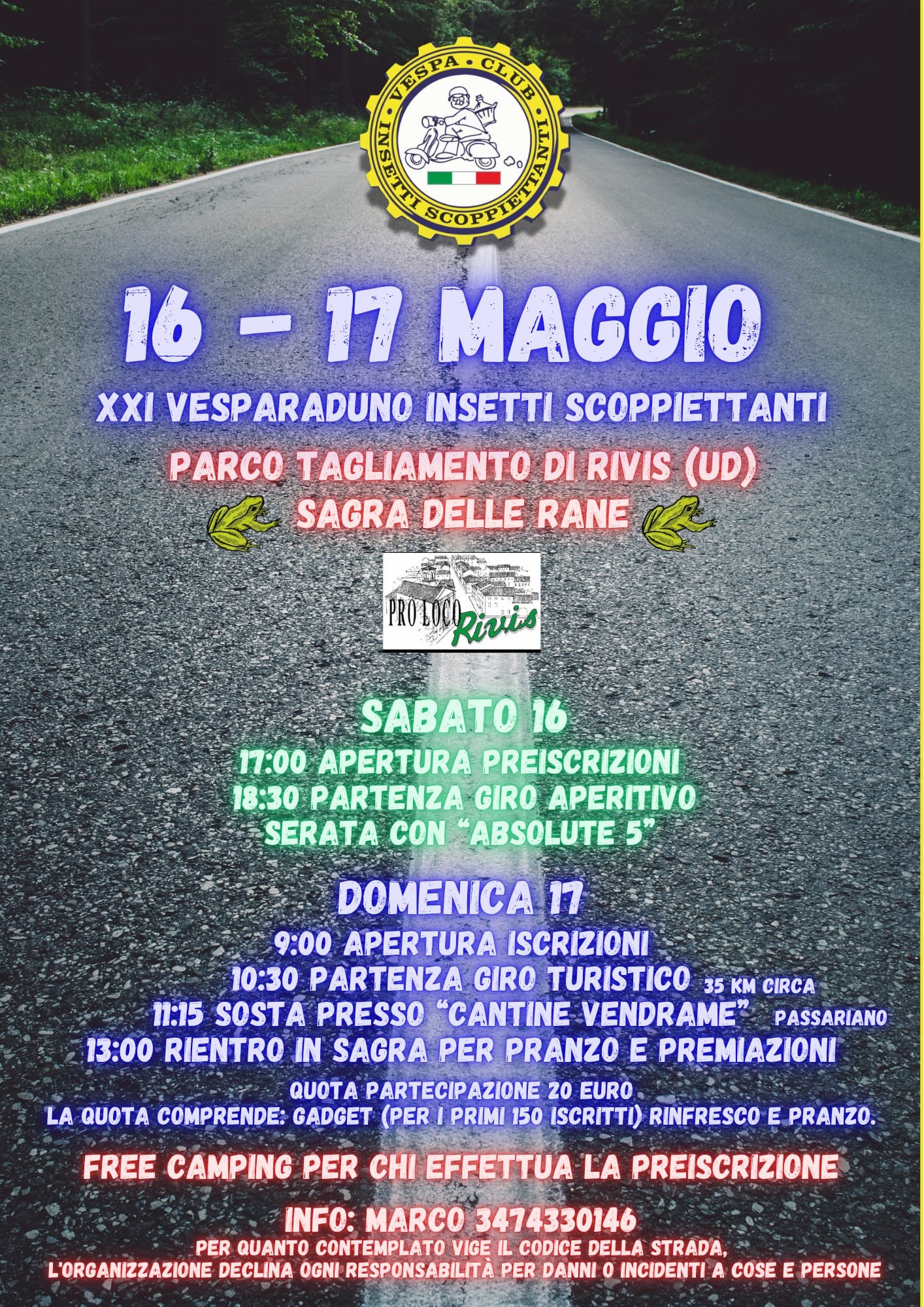 XXI VESPARADUNO INSETTI SCOPPIETTANTI