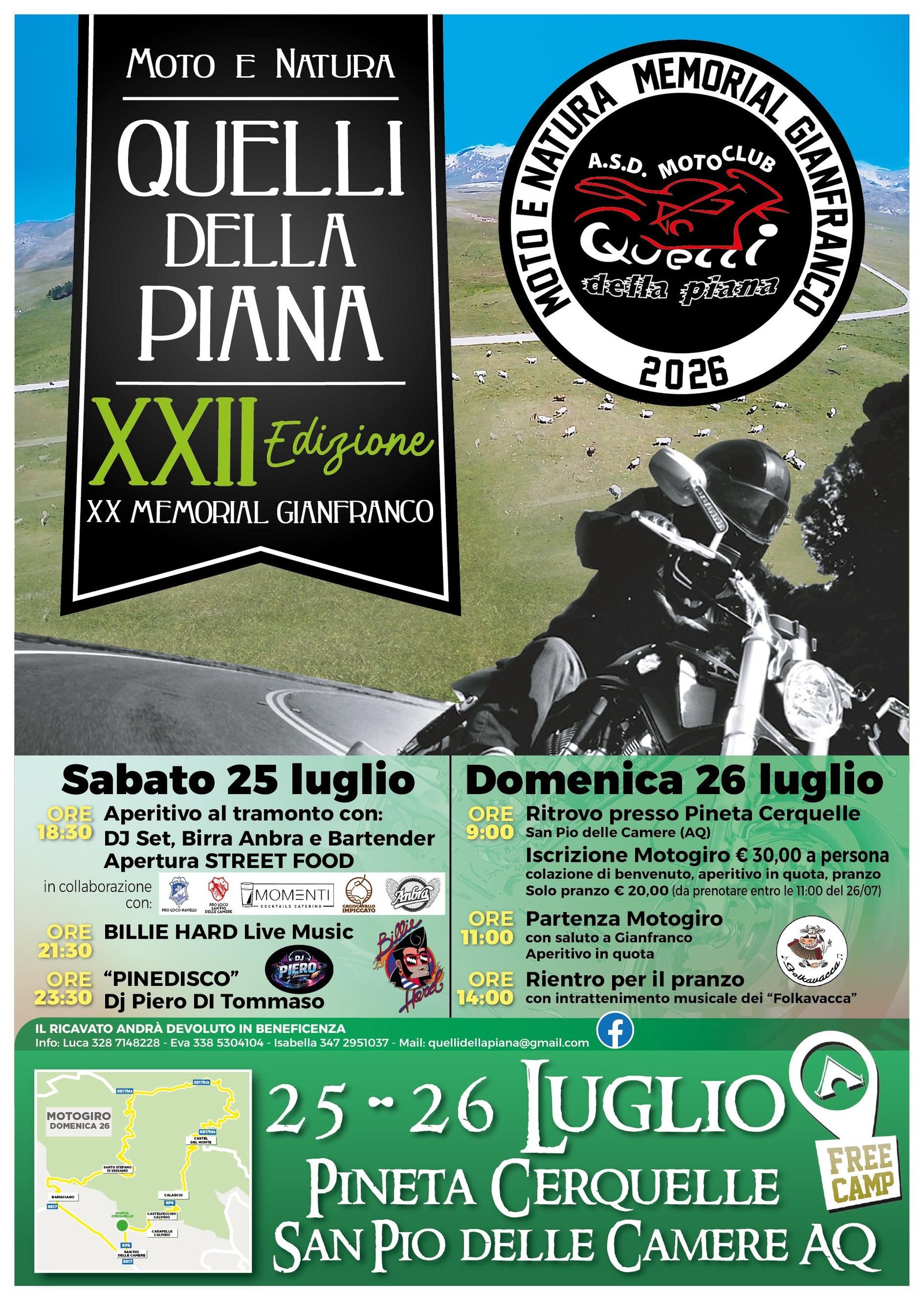 XXII° MOTO E NATURA “MEMORIAL GIANFRANCO”
