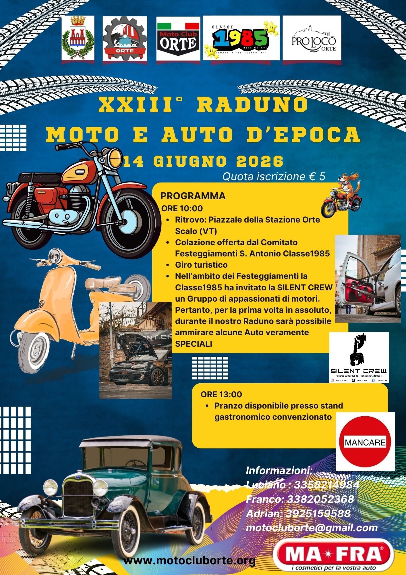 XXIII° RADUNO MOTO E AUTO D’EPOCA