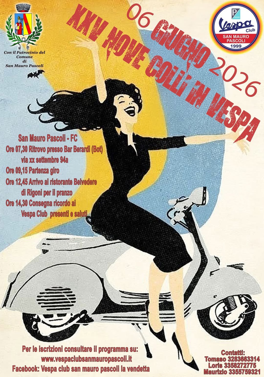 XXV NOVE COLLI IN VESPA